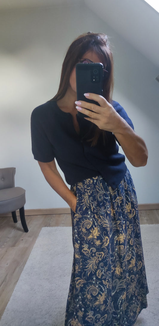 ARIANA BLEU MARINE-CARDIGUAN