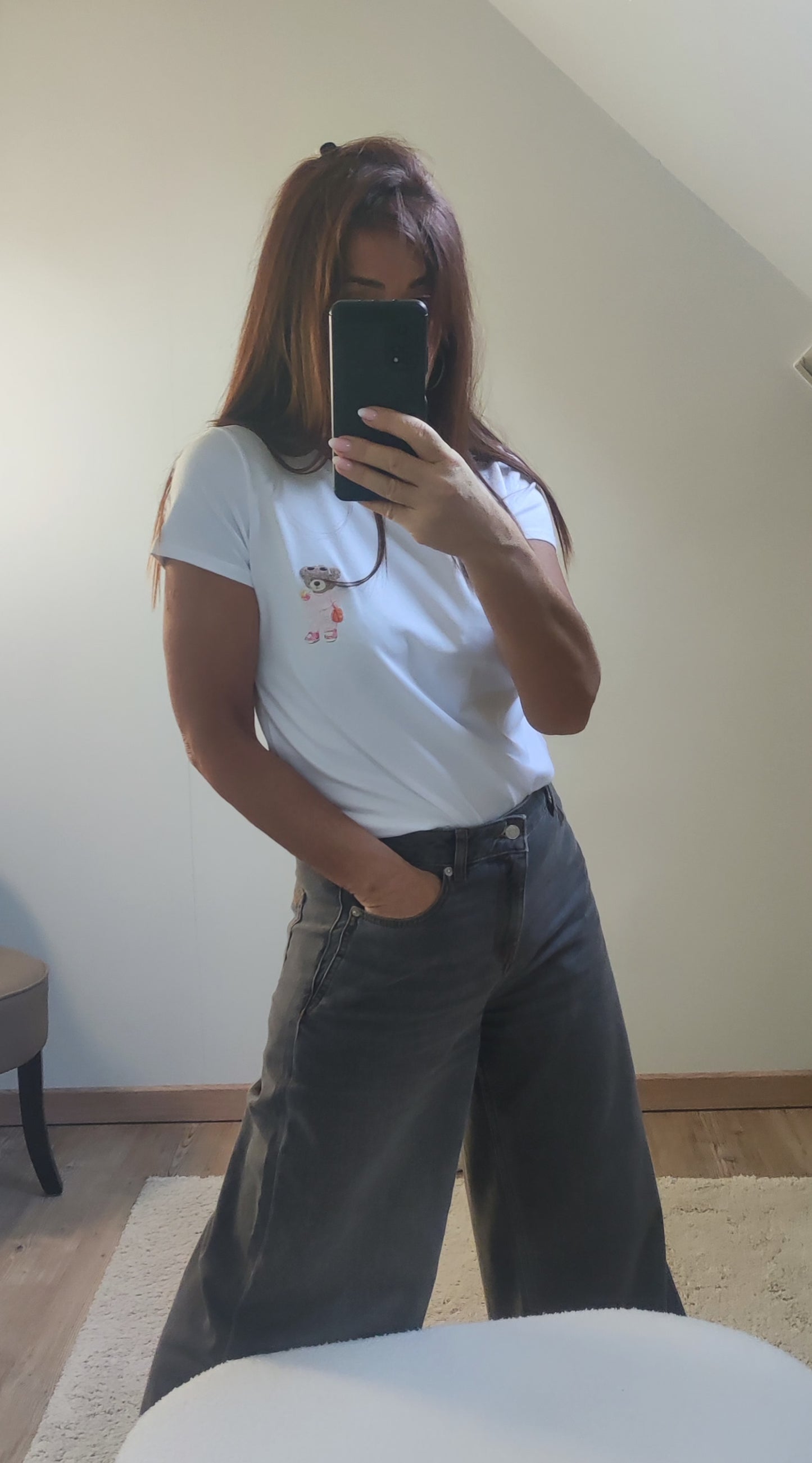 BLANC-TEE SHIRT