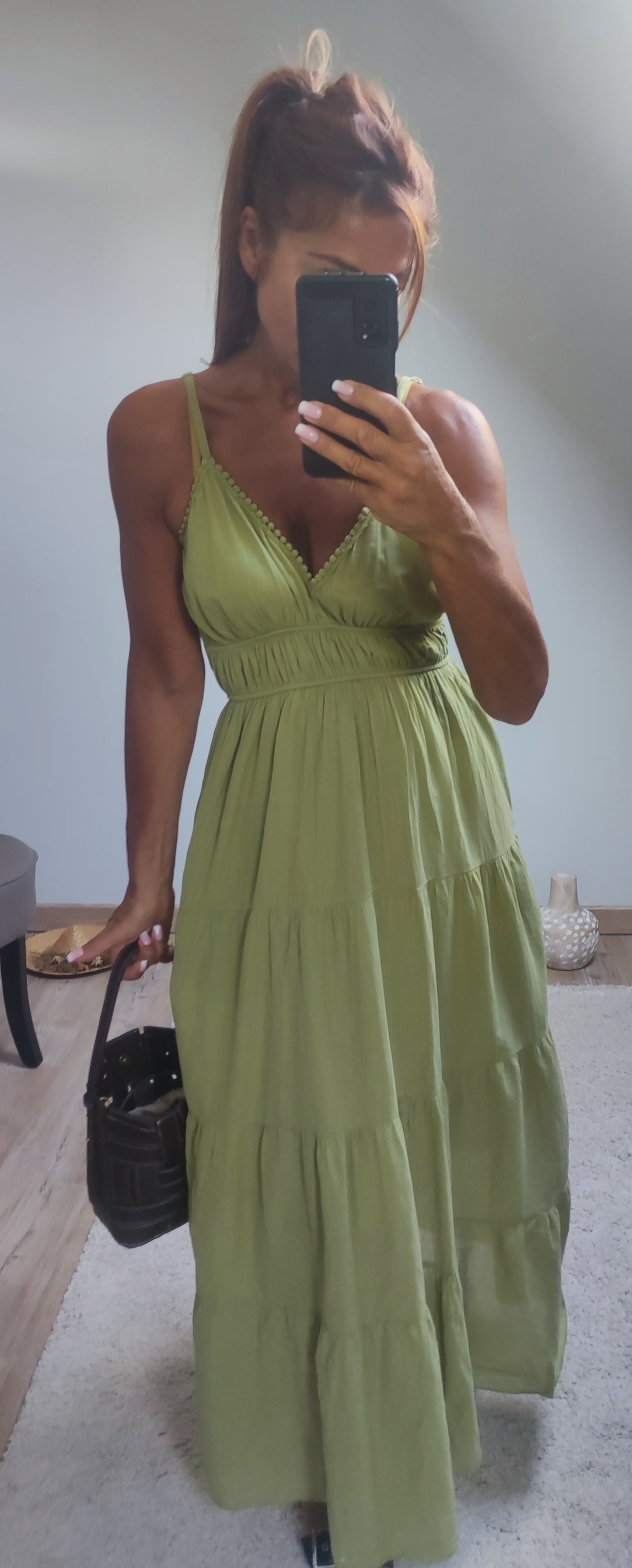ROBE-VERT POMME