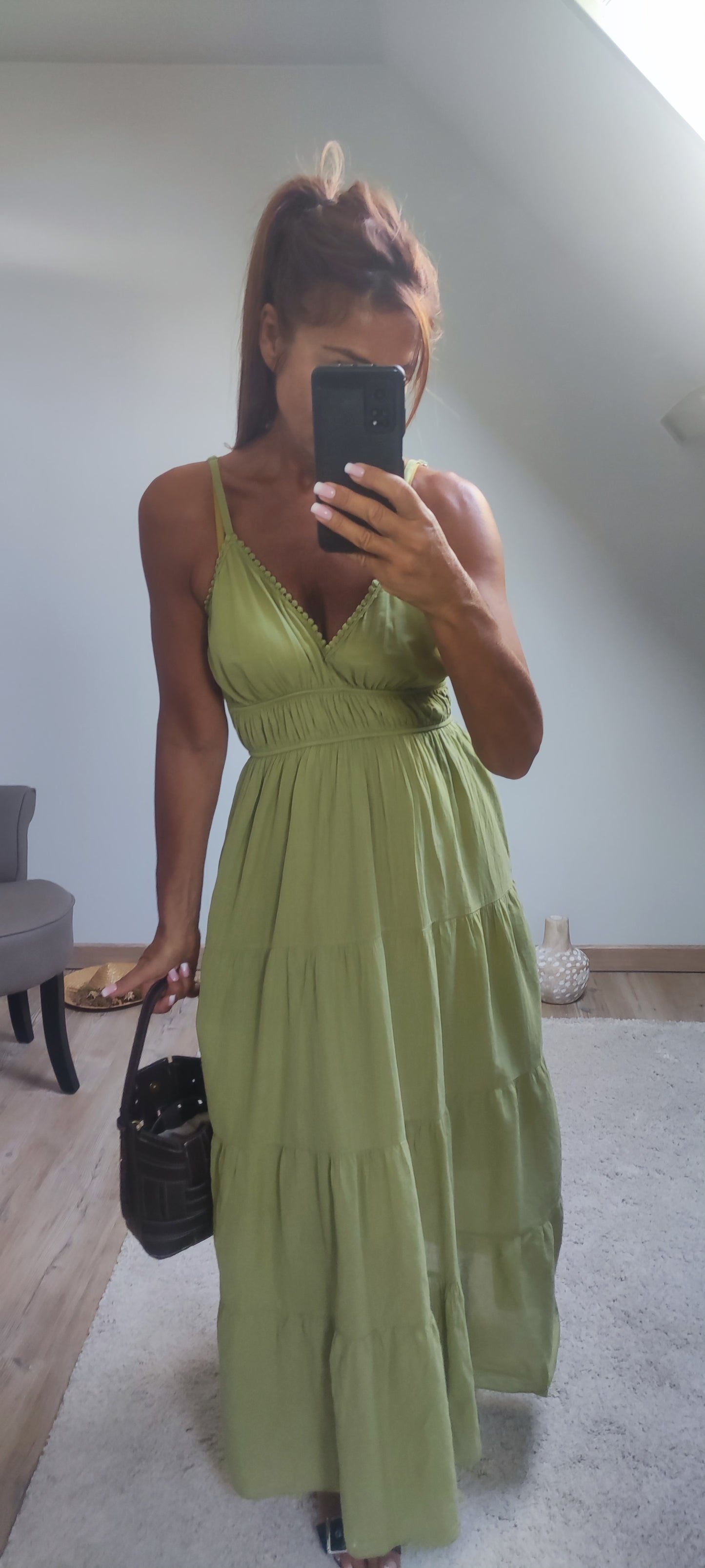 ROBE-VERT POMME