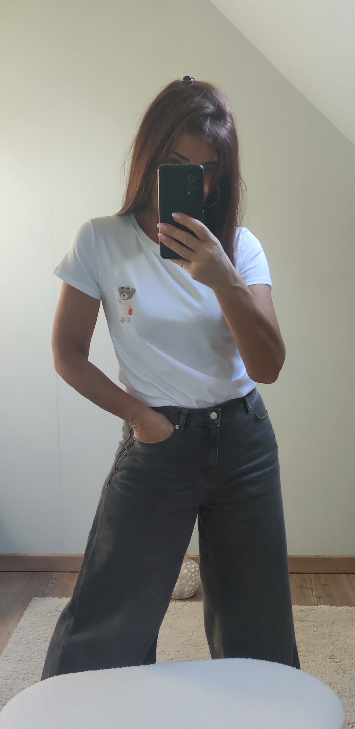 BLANC-TEE SHIRT