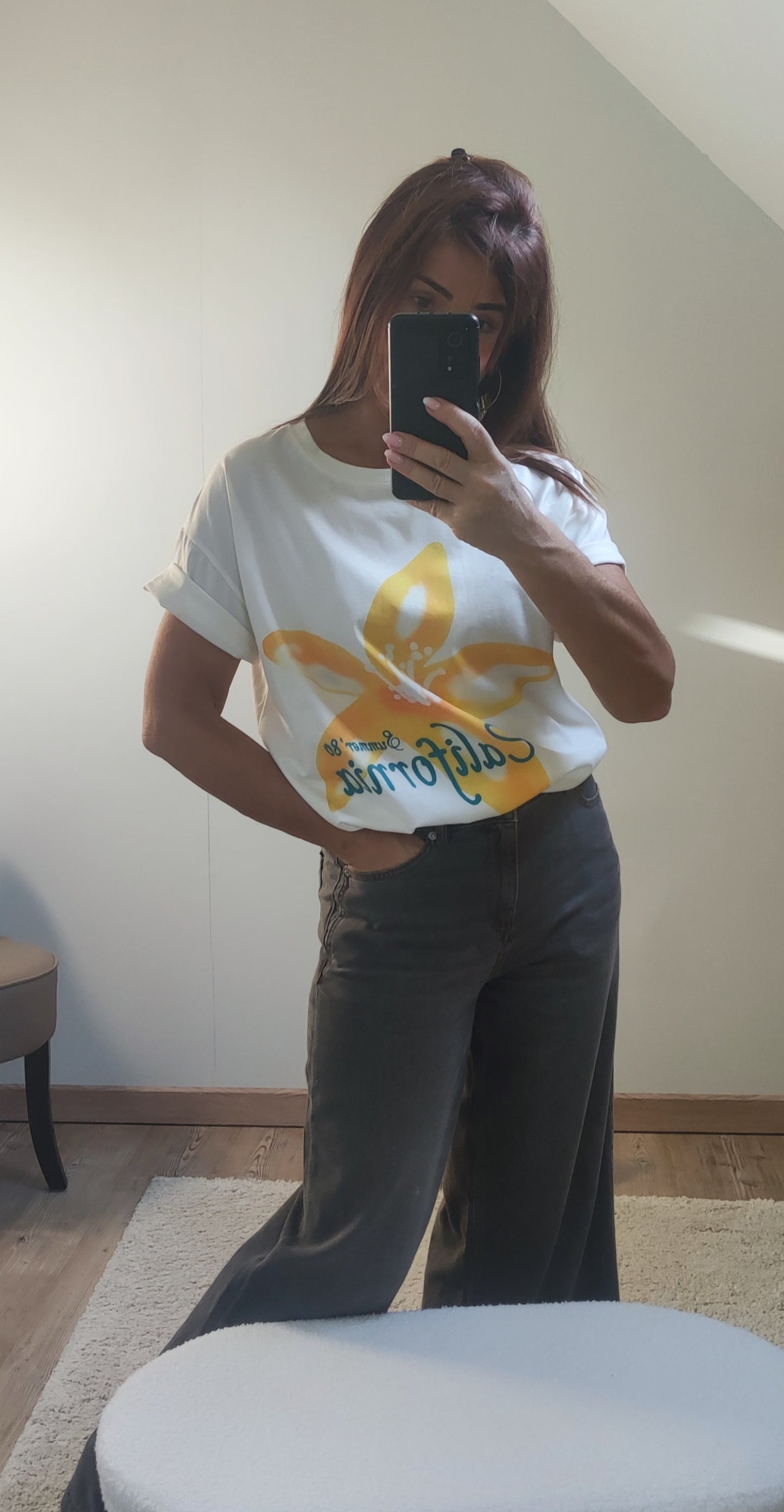 BLANC-TEE SHIRT