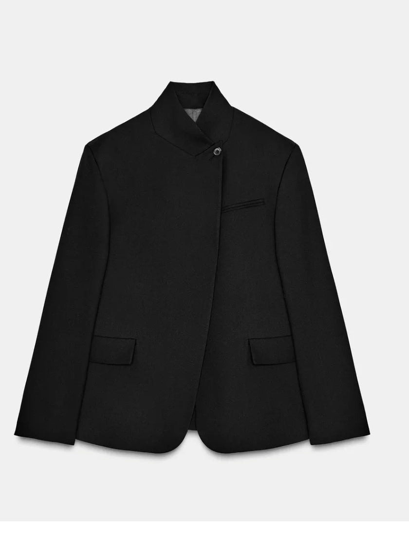 MANON NOIR-BLAZER ASYMETRIQUE