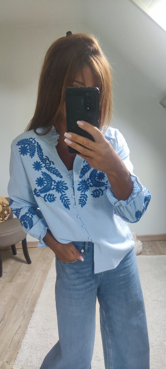 CHEMISE-BLEUE