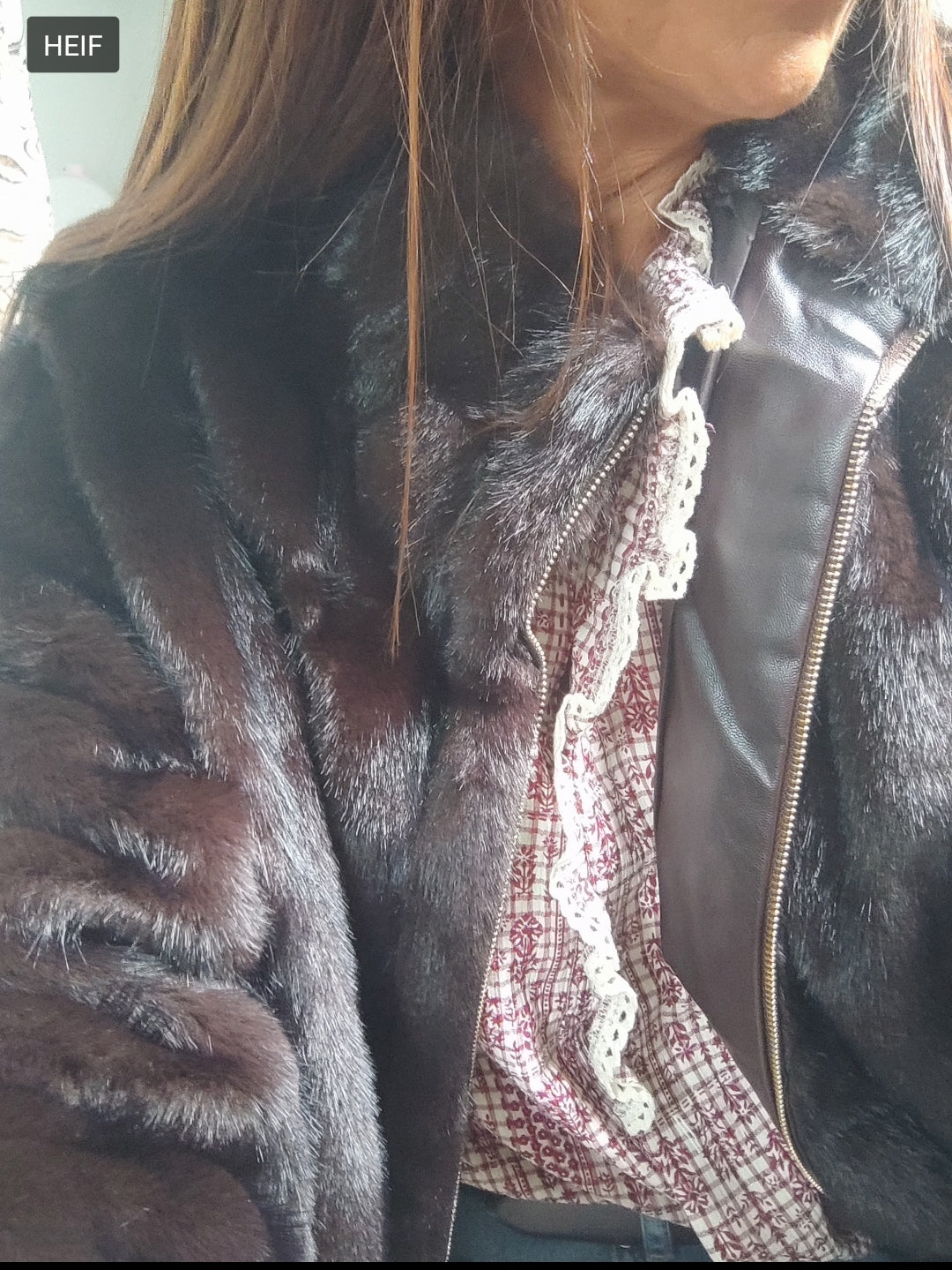 OLYMPE MARRON-MANTEAU