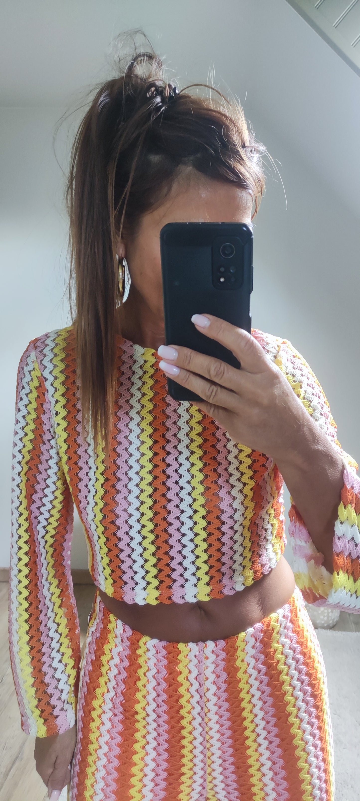 ENSEMBLE CROCHET-ORANGE