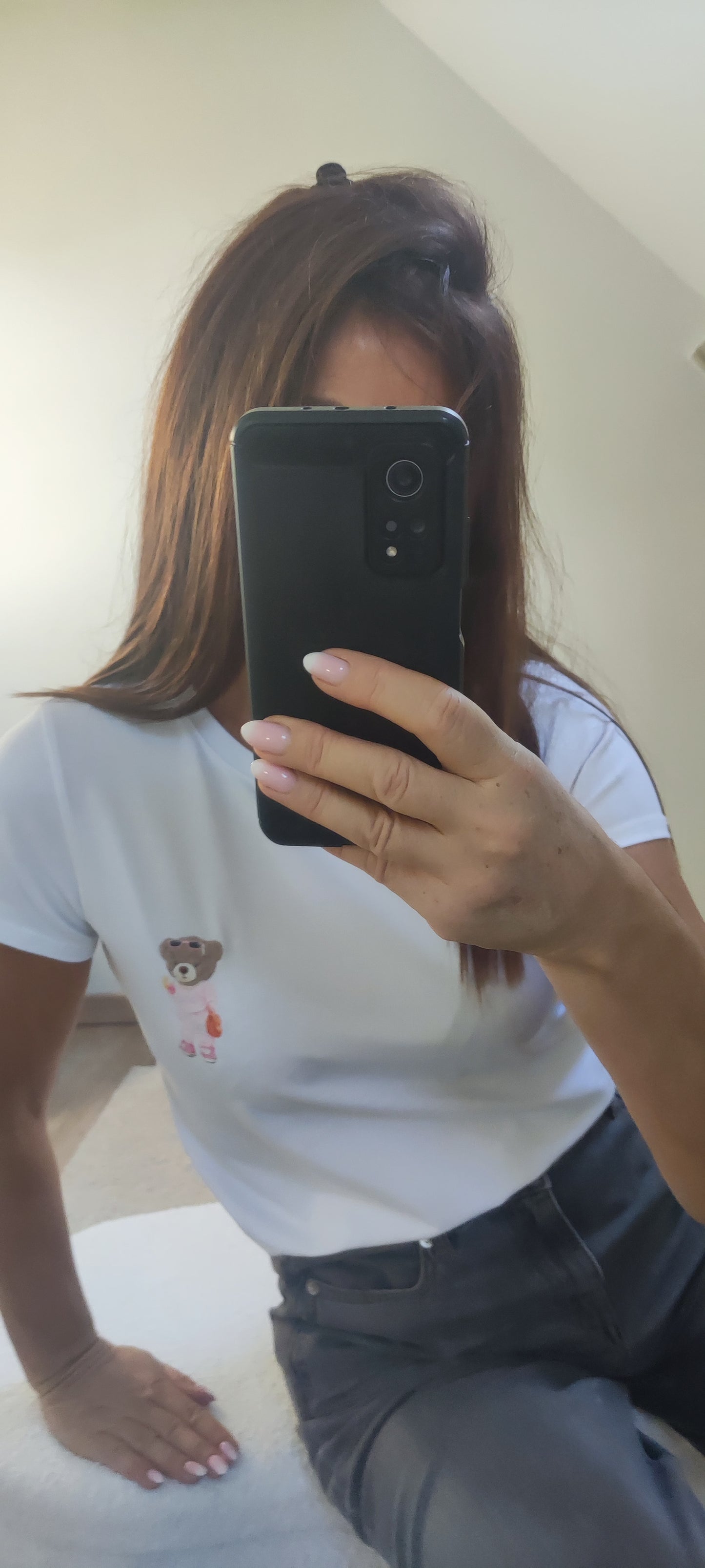 BLANC-TEE SHIRT