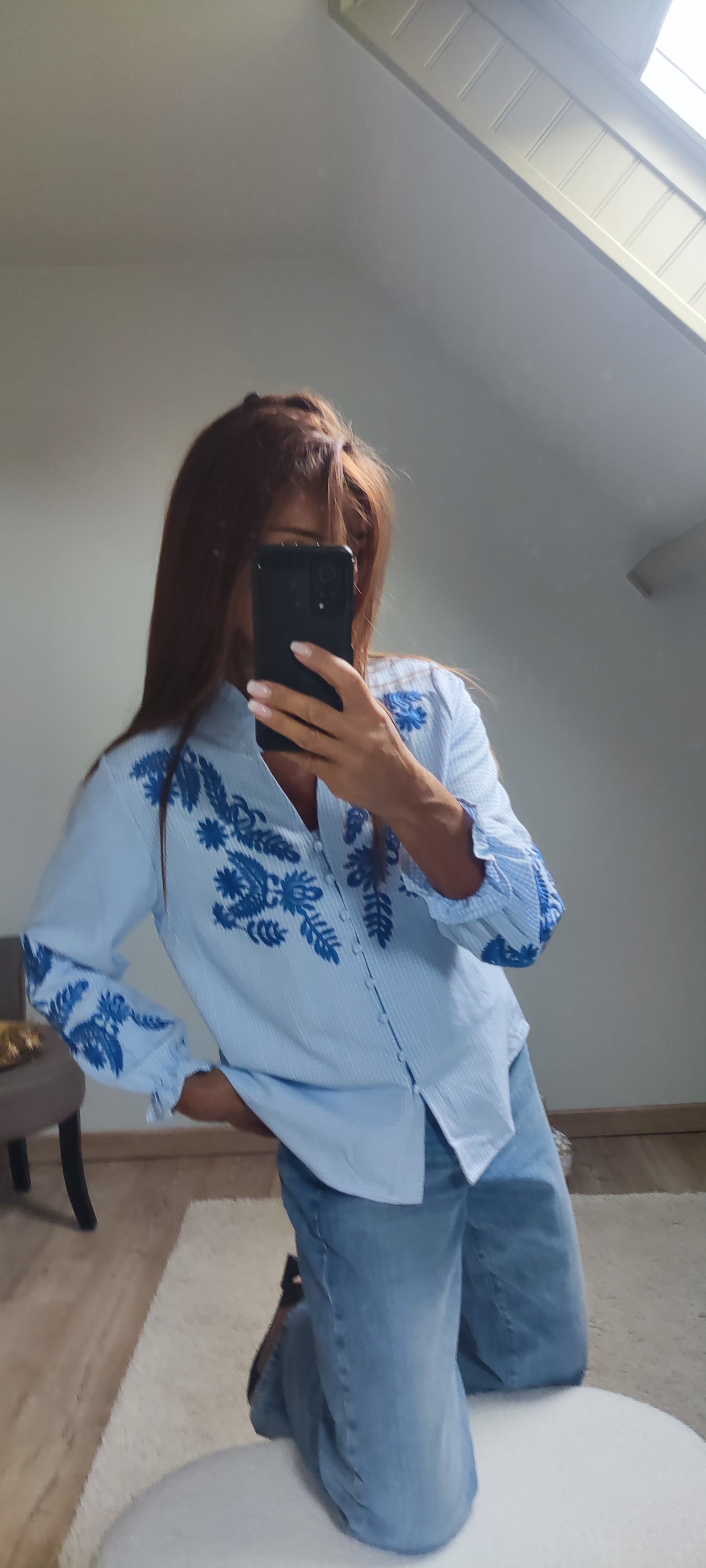 CHEMISE-BLEUE