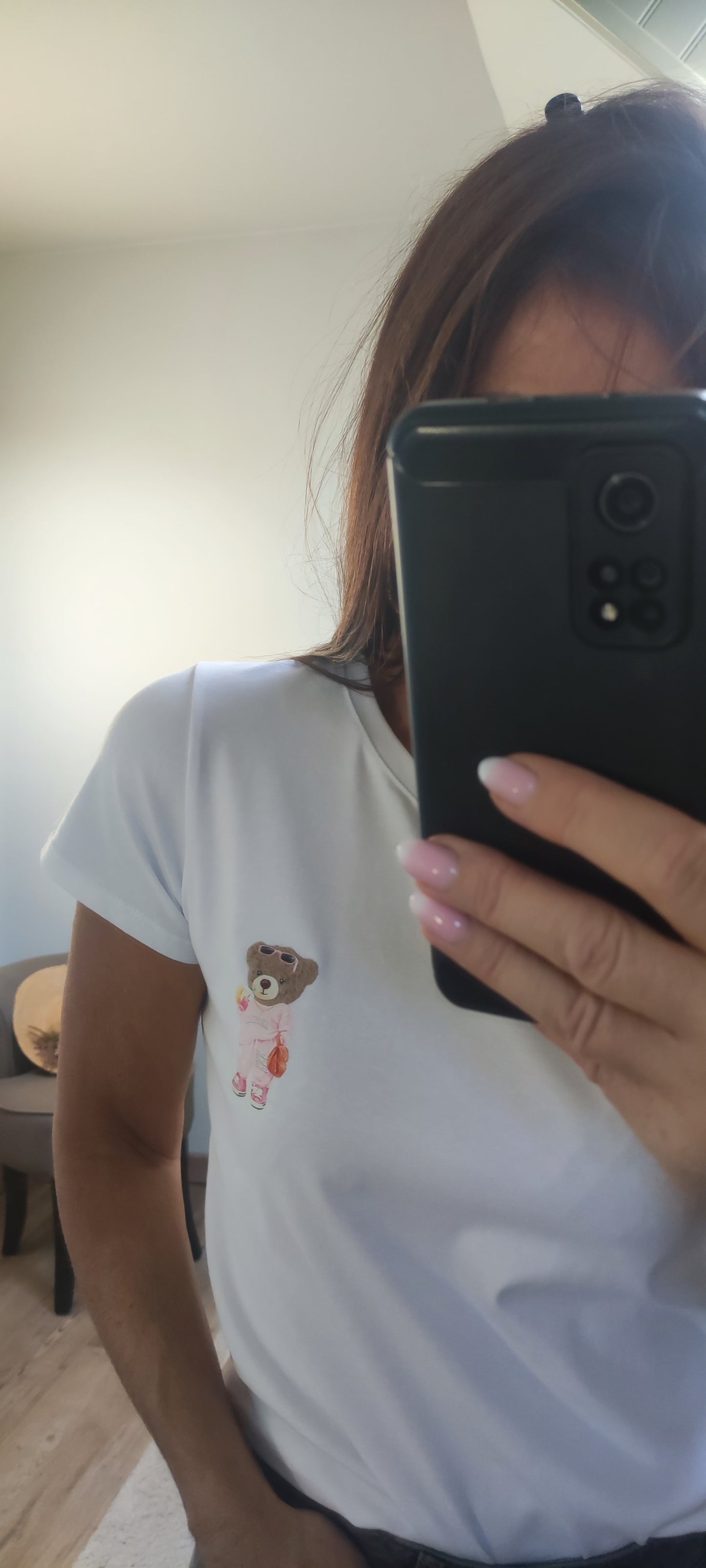 BLANC-TEE SHIRT