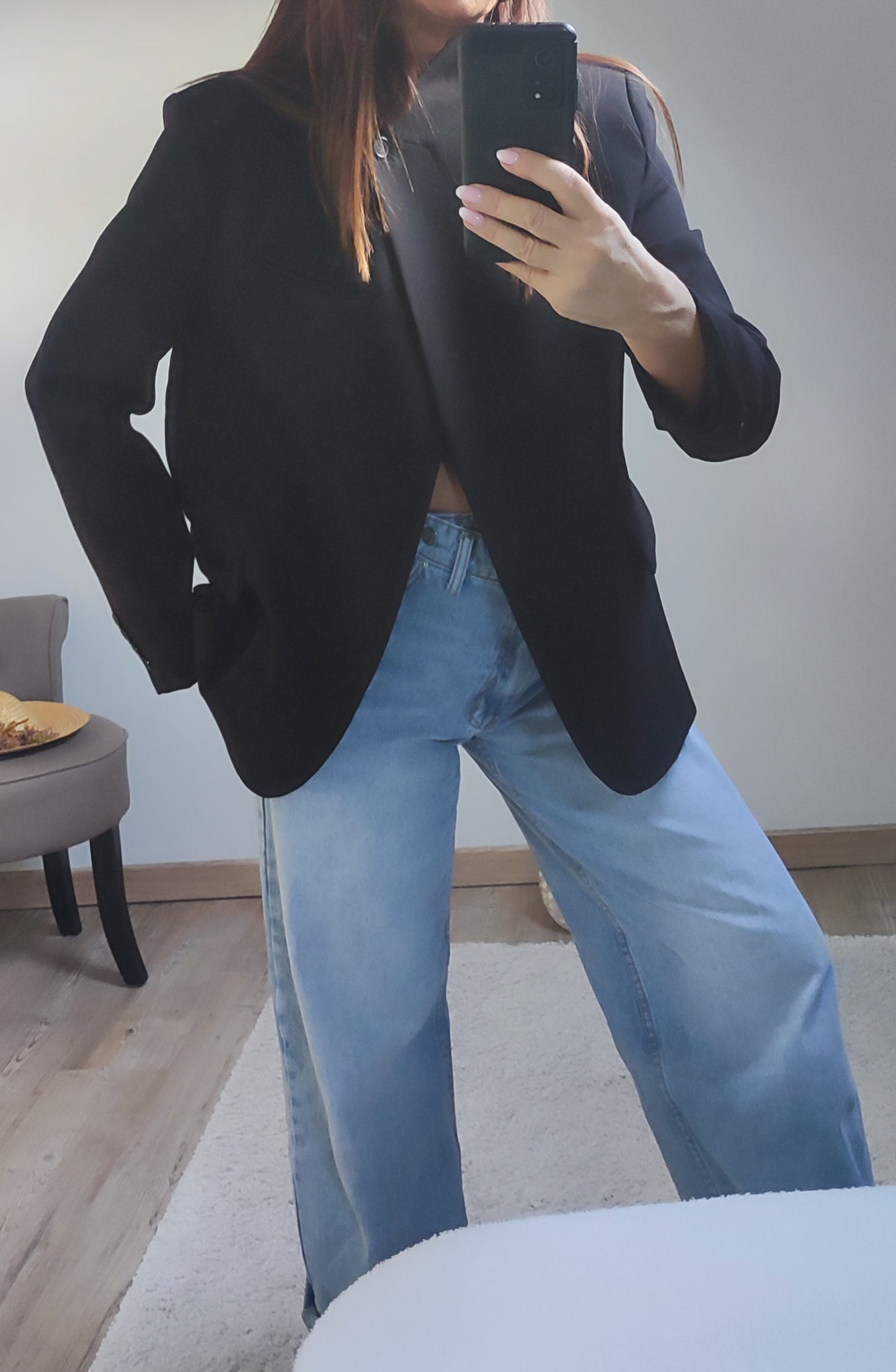 MANON NOIR-BLAZER ASYMETRIQUE