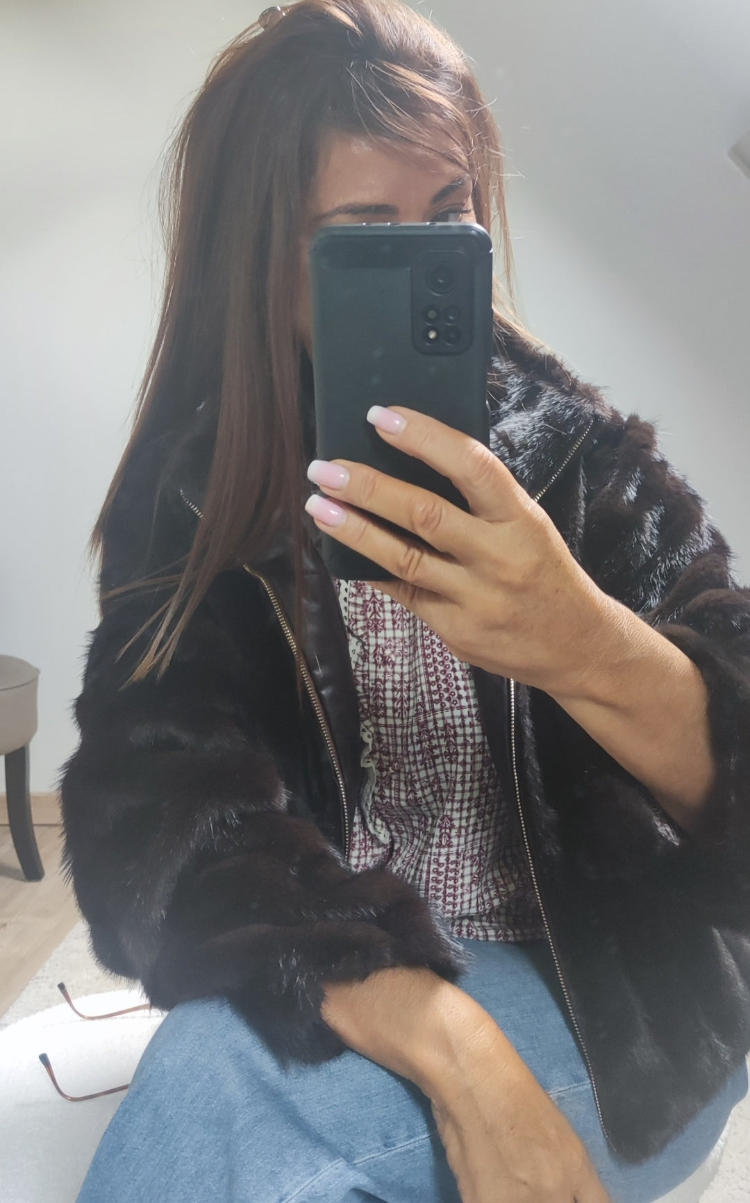OLYMPE MARRON-MANTEAU