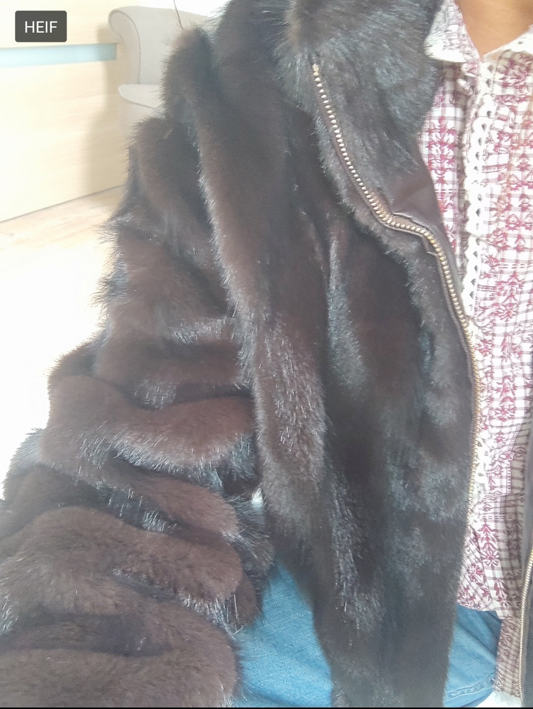 OLYMPE MARRON-MANTEAU