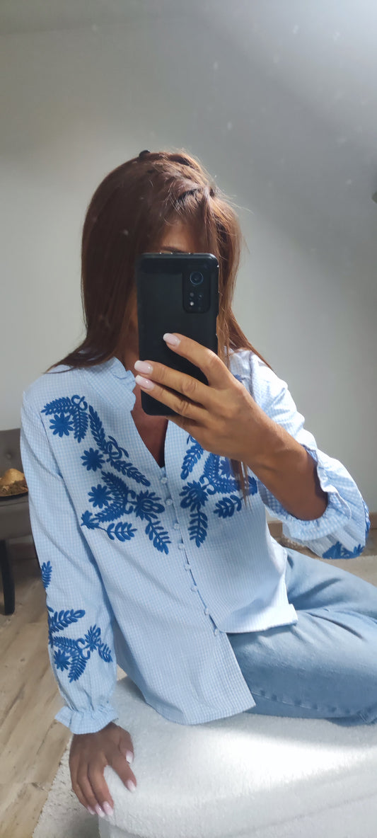 CHEMISE-BLEUE