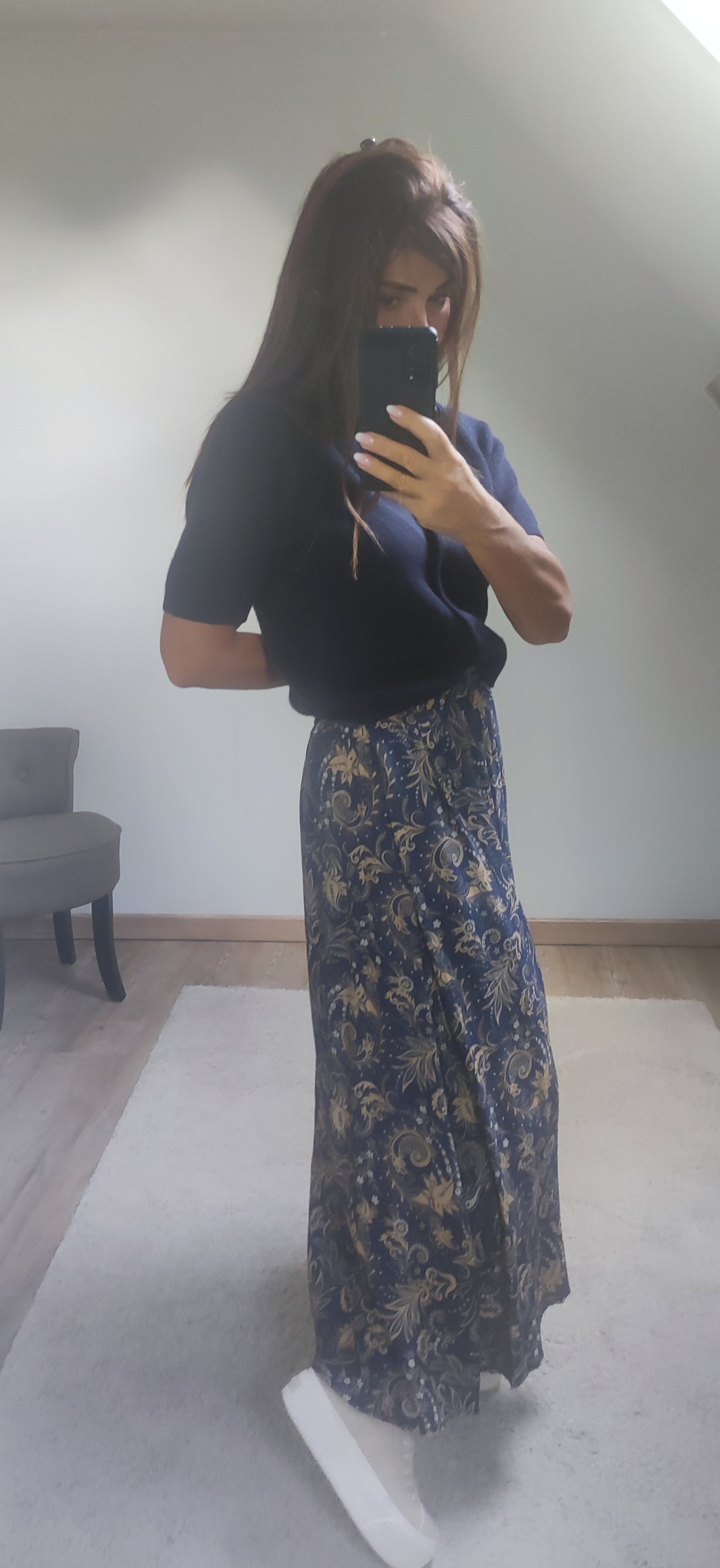 ARIANA BLEU MARINE-CARDIGUAN