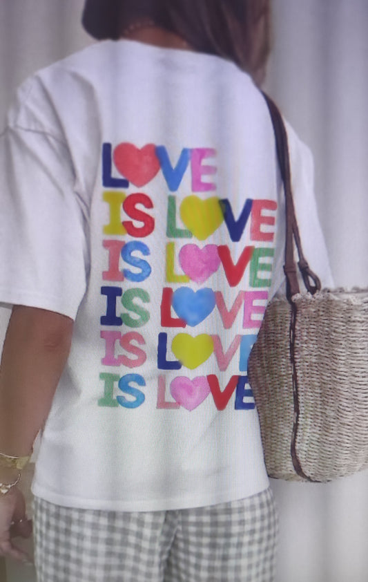 LOVE TEE-SHIRT-BLANC