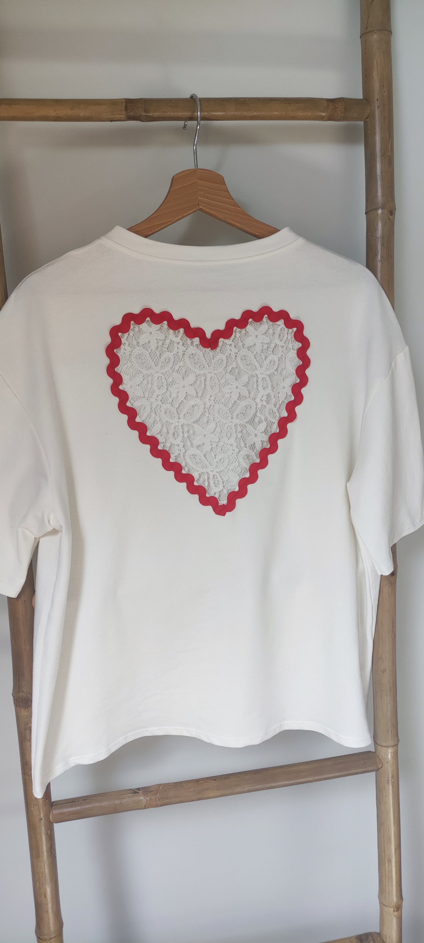TEE-SHORT COEUR-BLANC