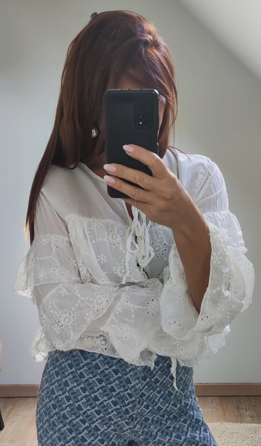BLANC-BLOUSE