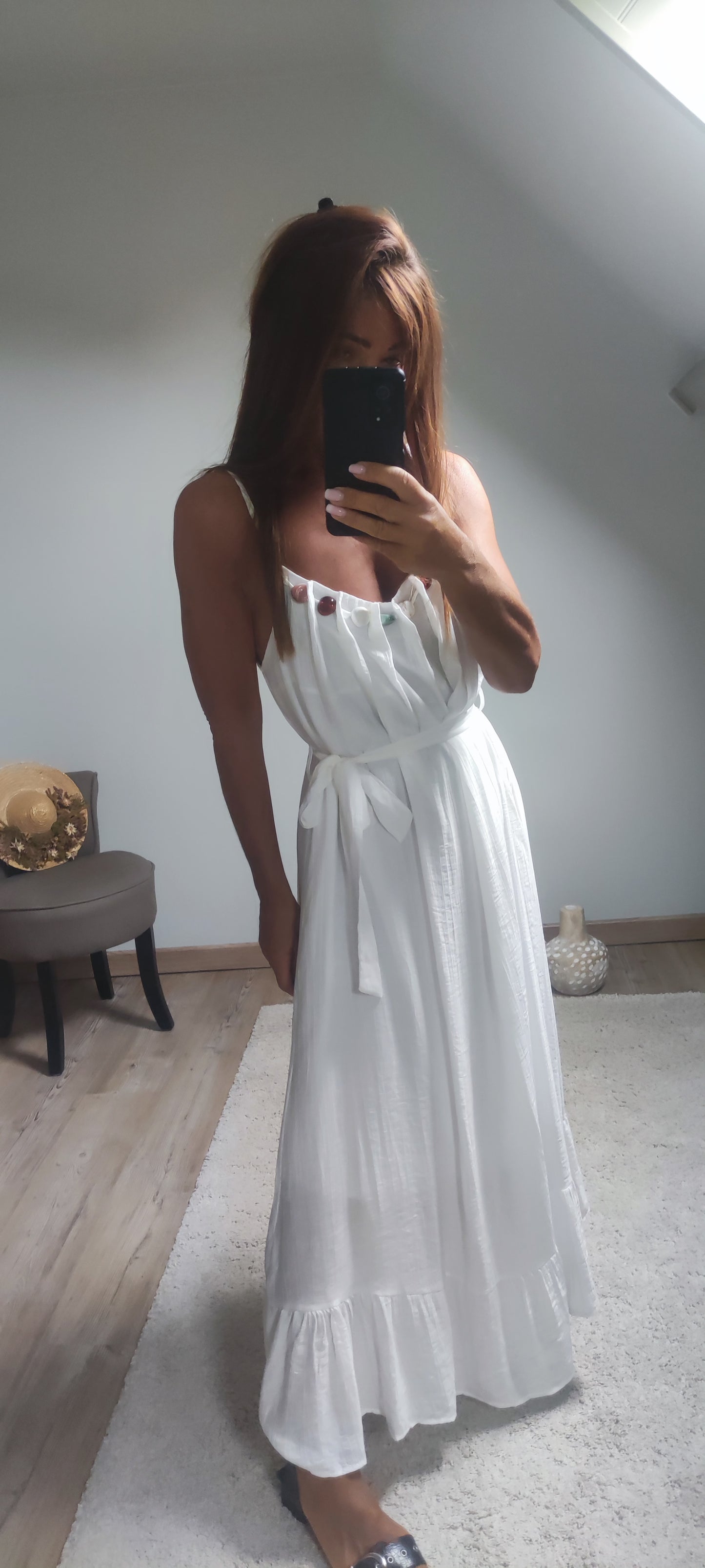 ROBE BIJOUX-BLANCHE